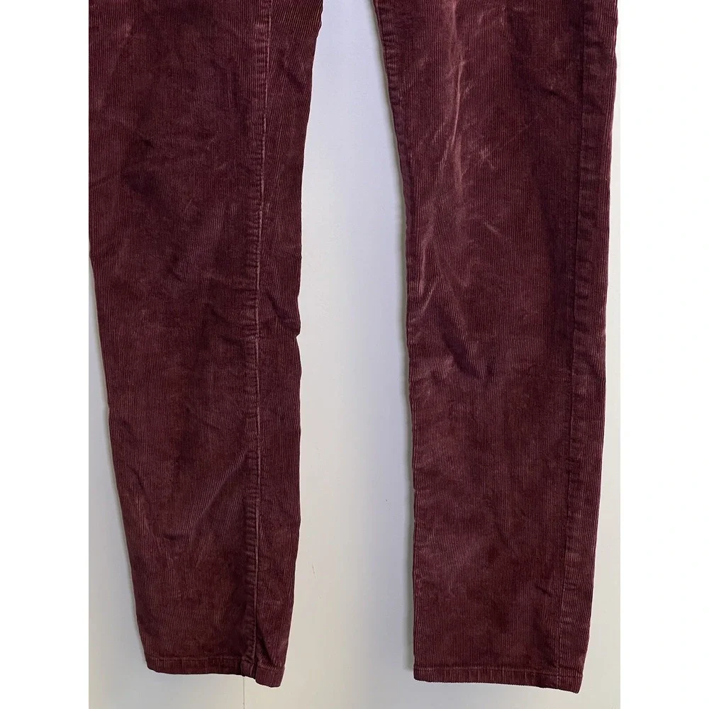 Patagonia Women's Size 28 Corduroy Pants Burgundy Red 31
